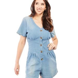 heyson Denim Romper